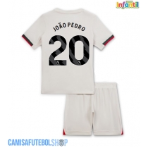 Camisa de time de futebol Chelsea Joao Pedro #20 Replicas 2º Equipamento Infantil 2025-26 Manga Curta (+ Calças curtas)